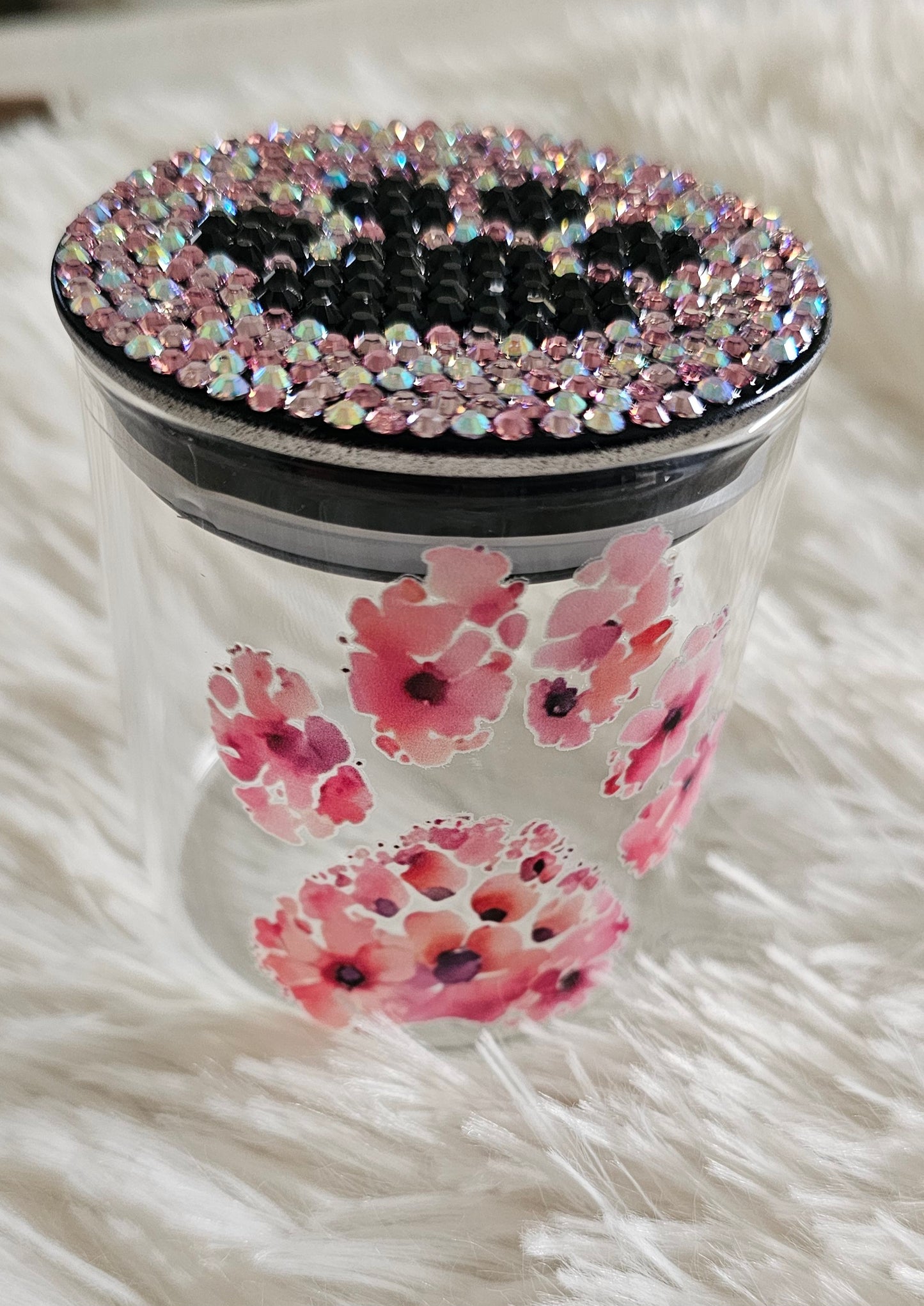 4oz Jar - Pink Paw Print