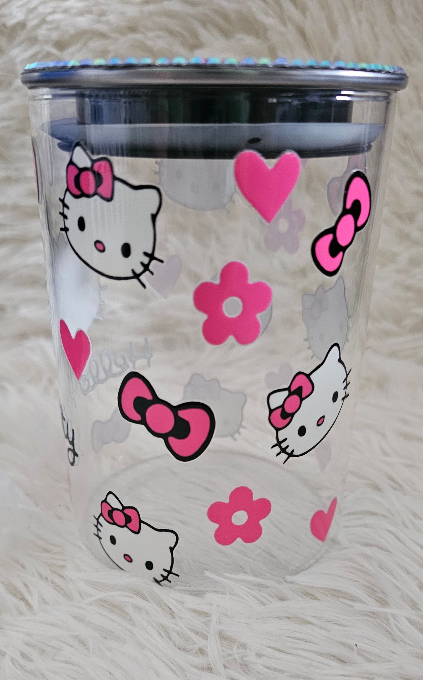 18oz Jar - Hello Kitty decal