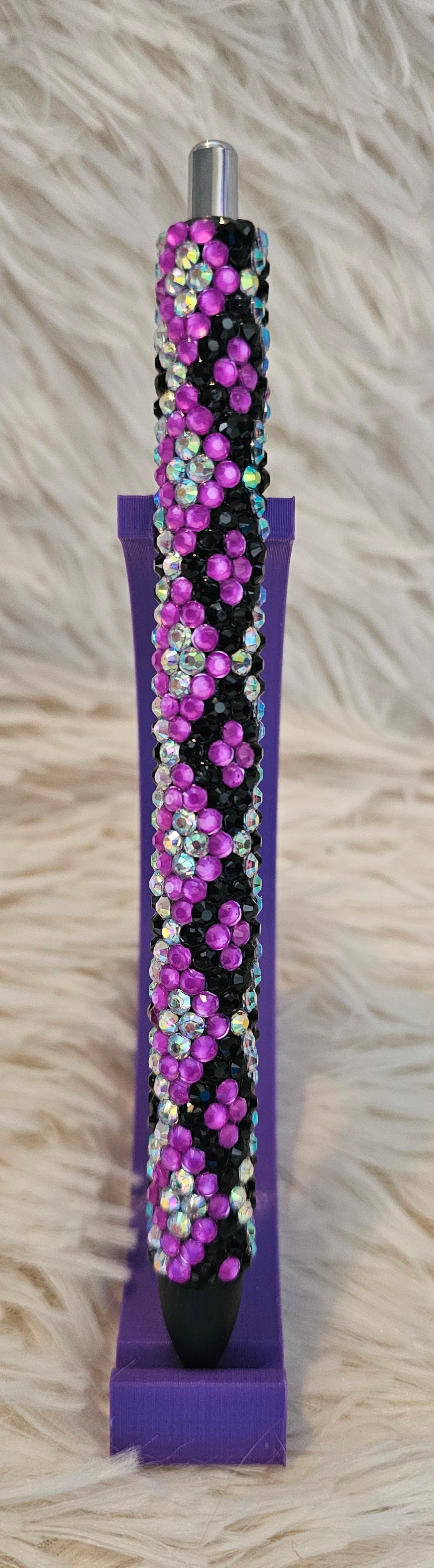 Aztec - Neon purple, black and iridescent