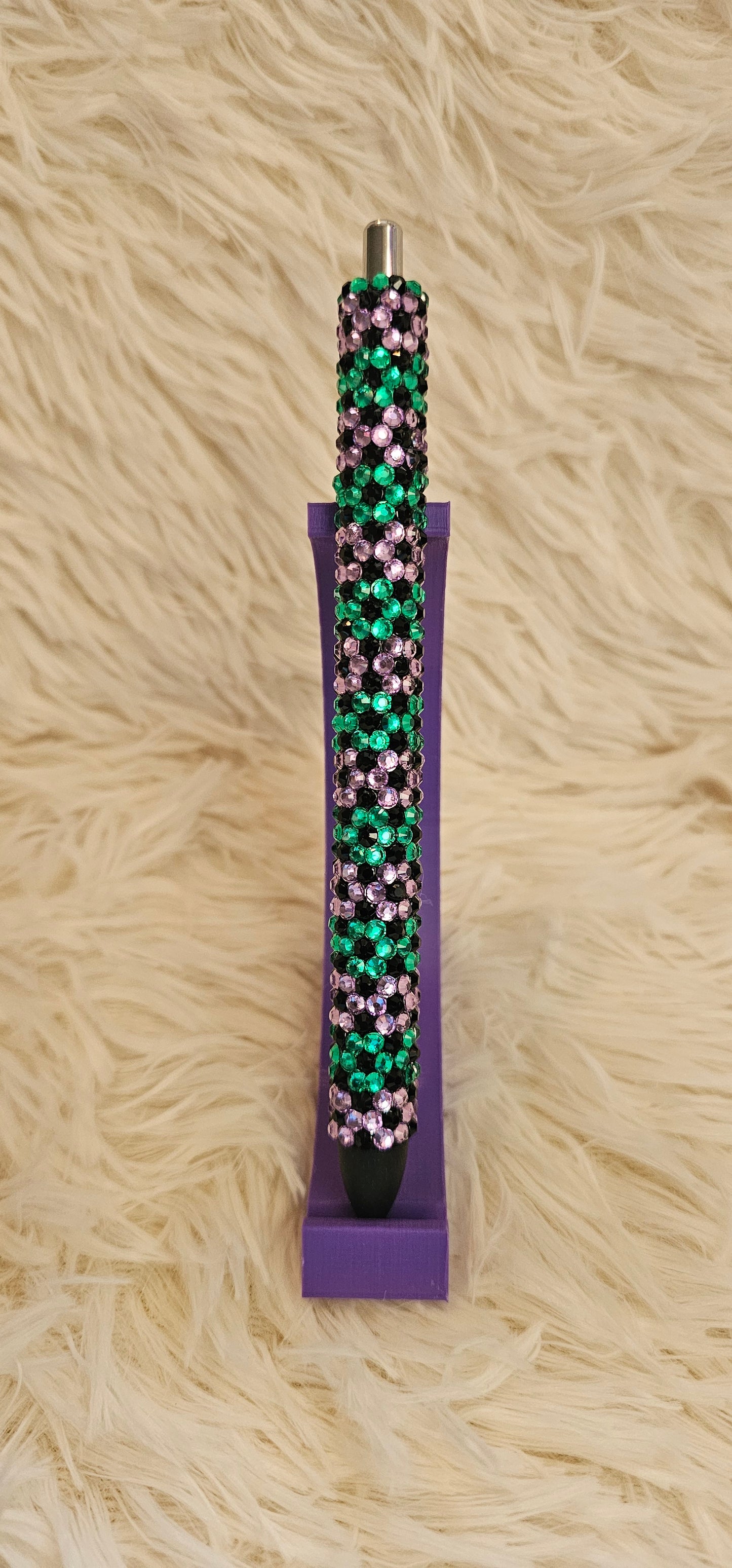 Flowers - Lavender, Jade and Black