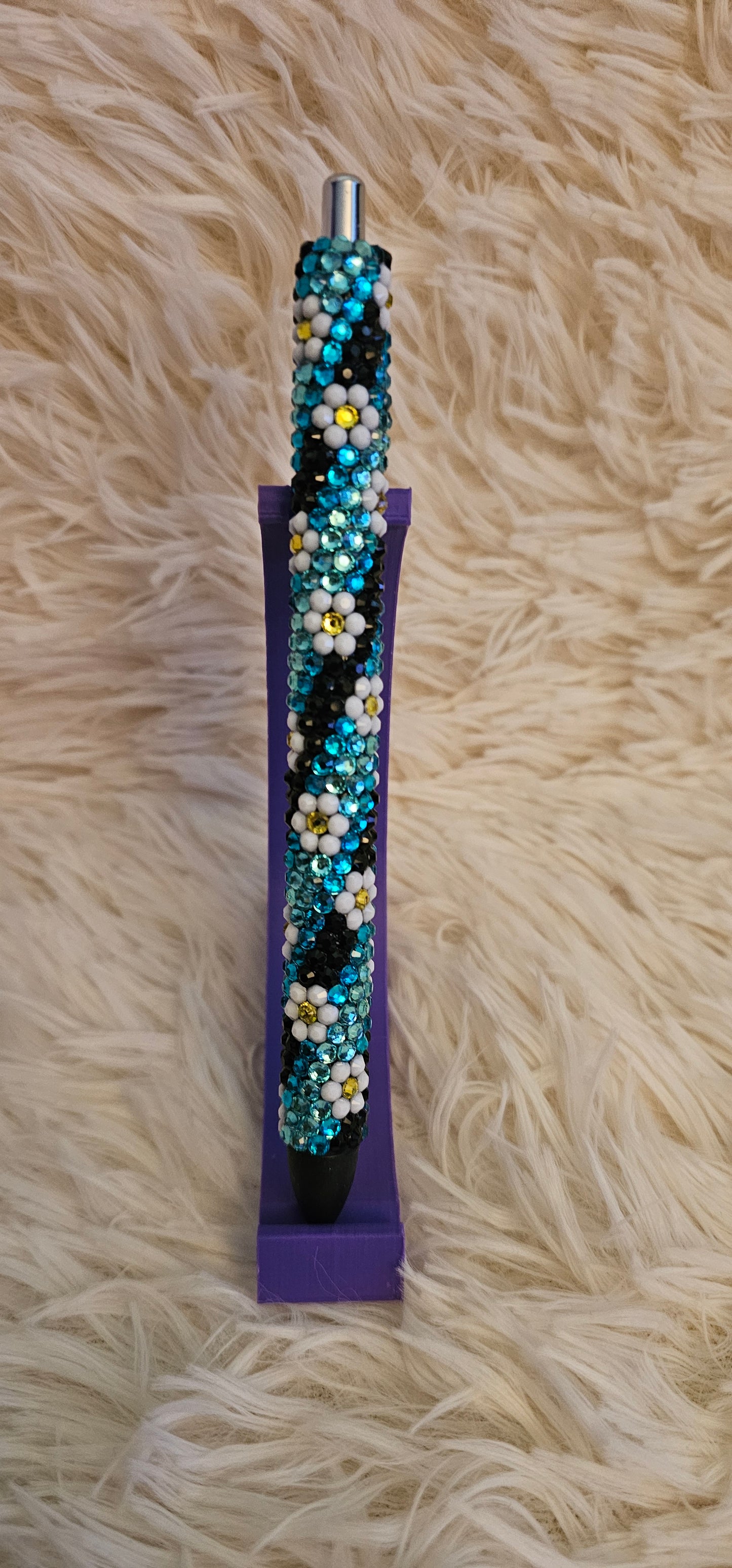 Flower Power - Teal/Black