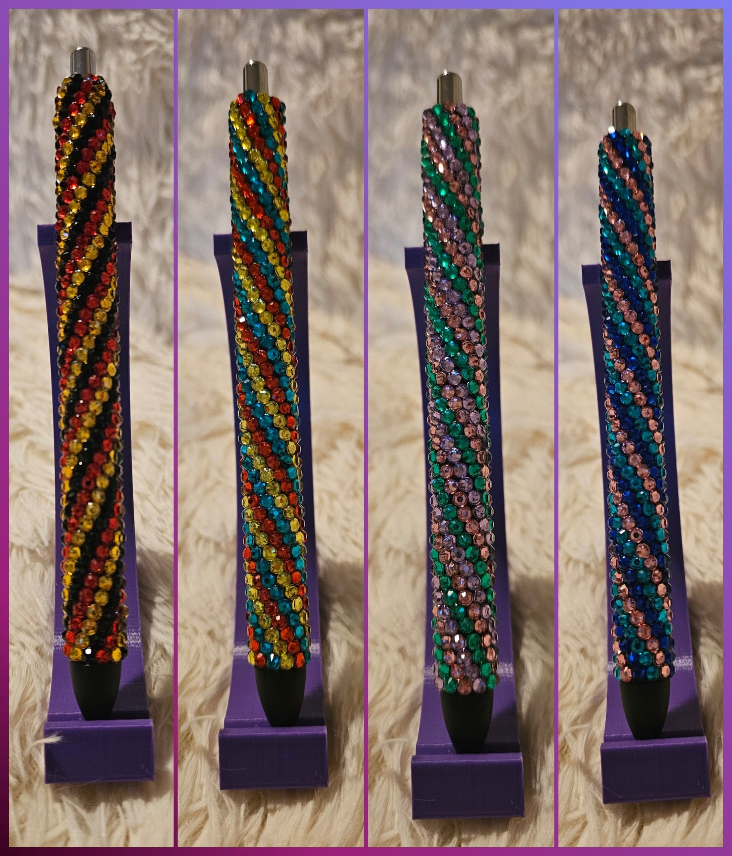 Rhinestone Pens - Swirls