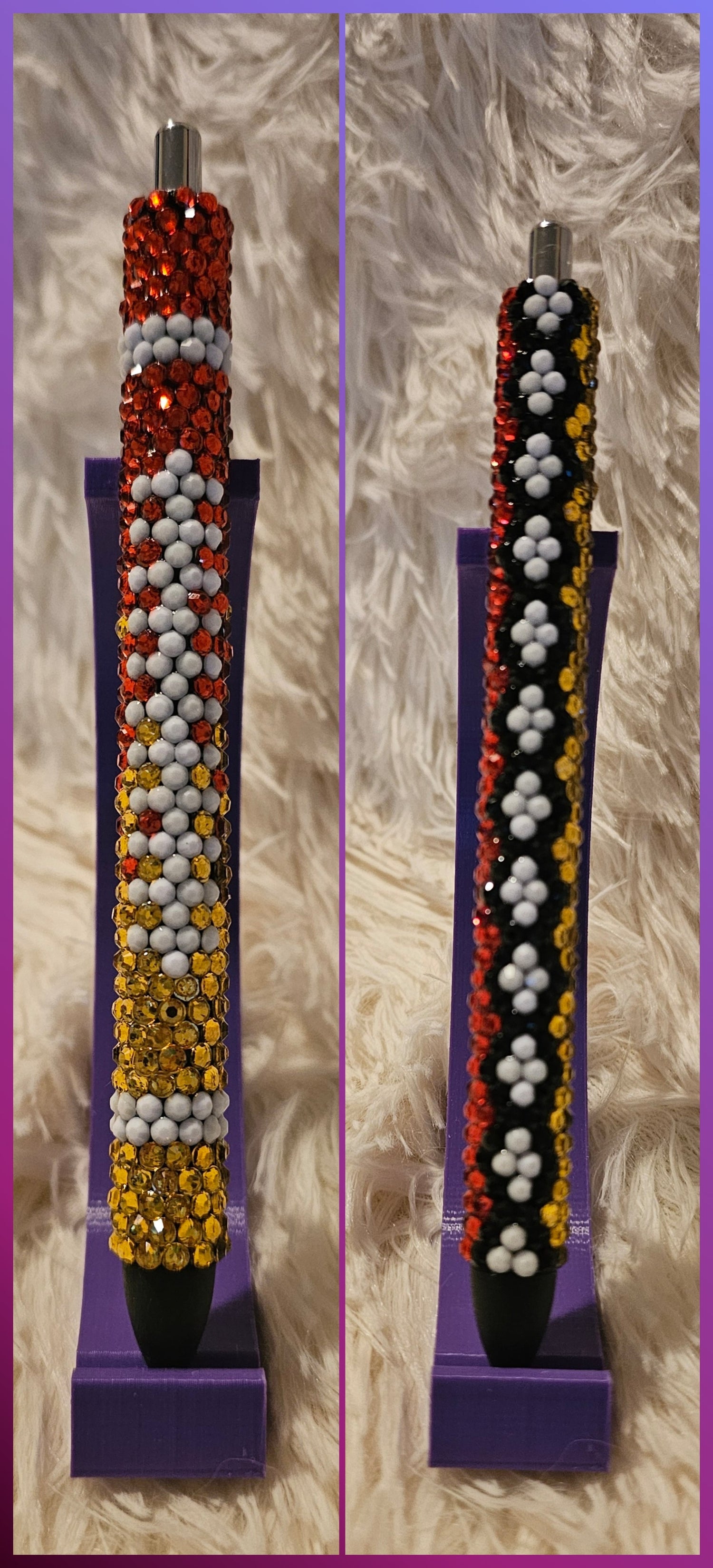 Rhinestone Pens - Football