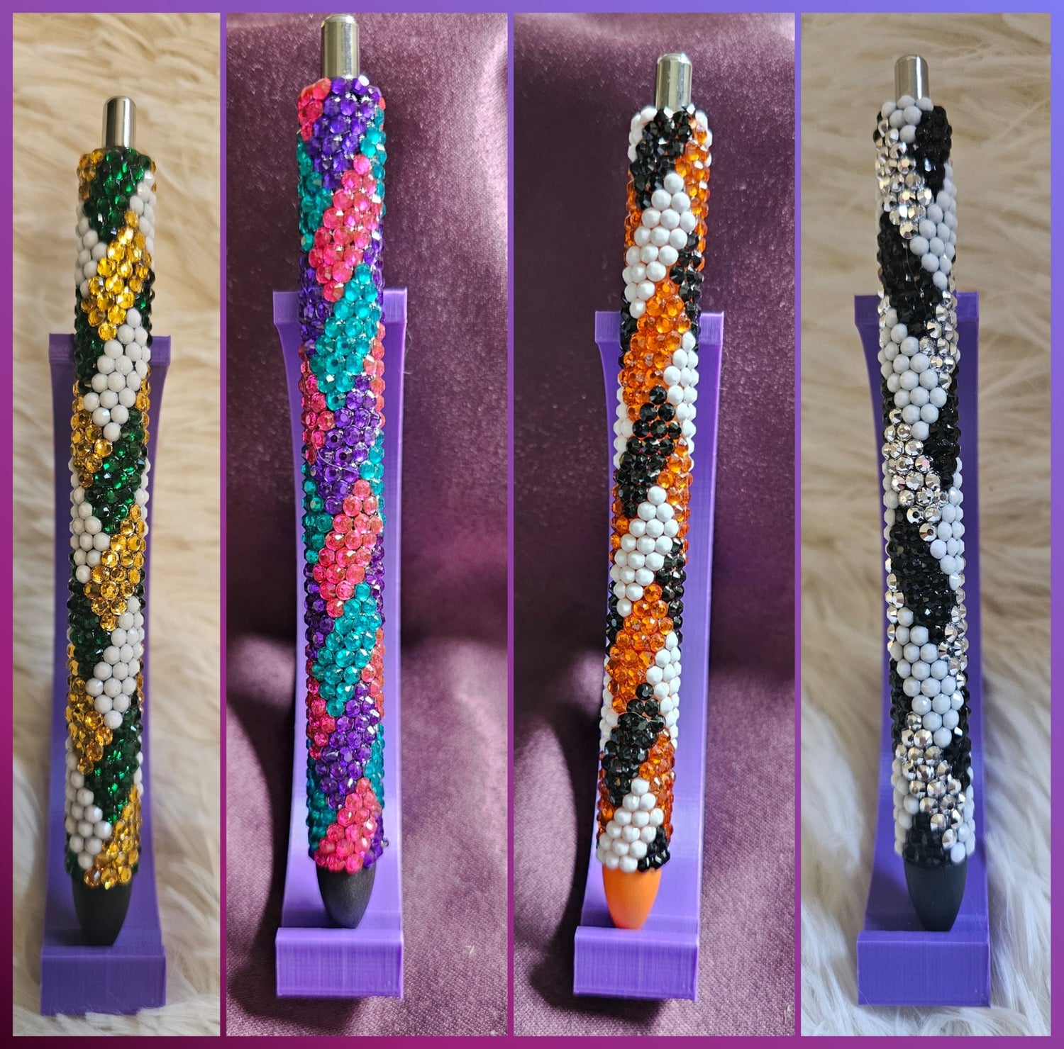 Rhinestone Pens - Infinity Braid