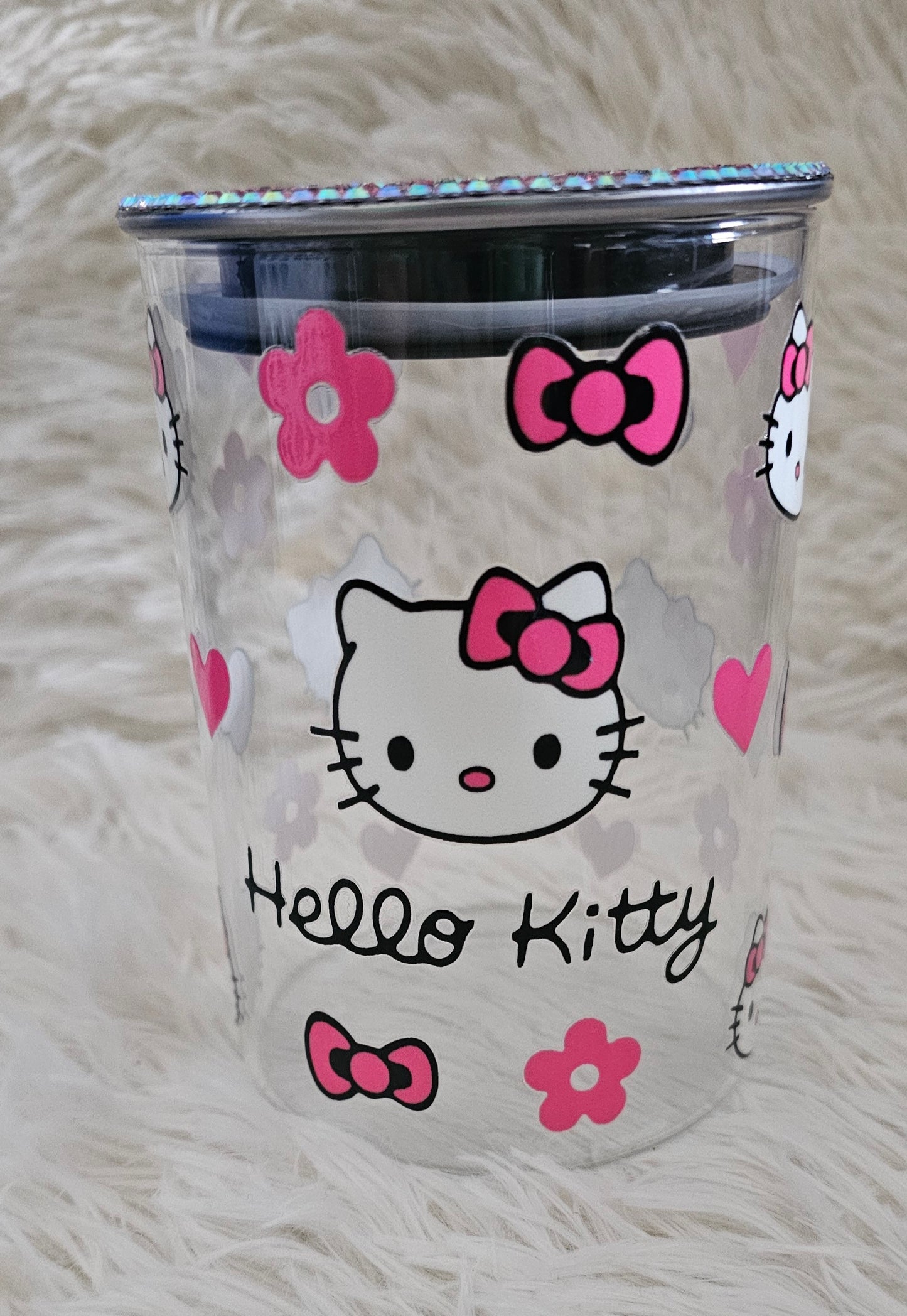 18oz Jar - Hello Kitty decal