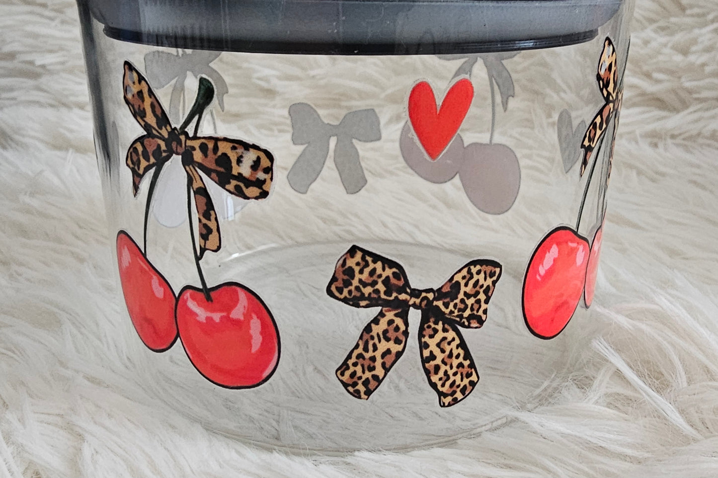 13oz Jar - Cherry Decal