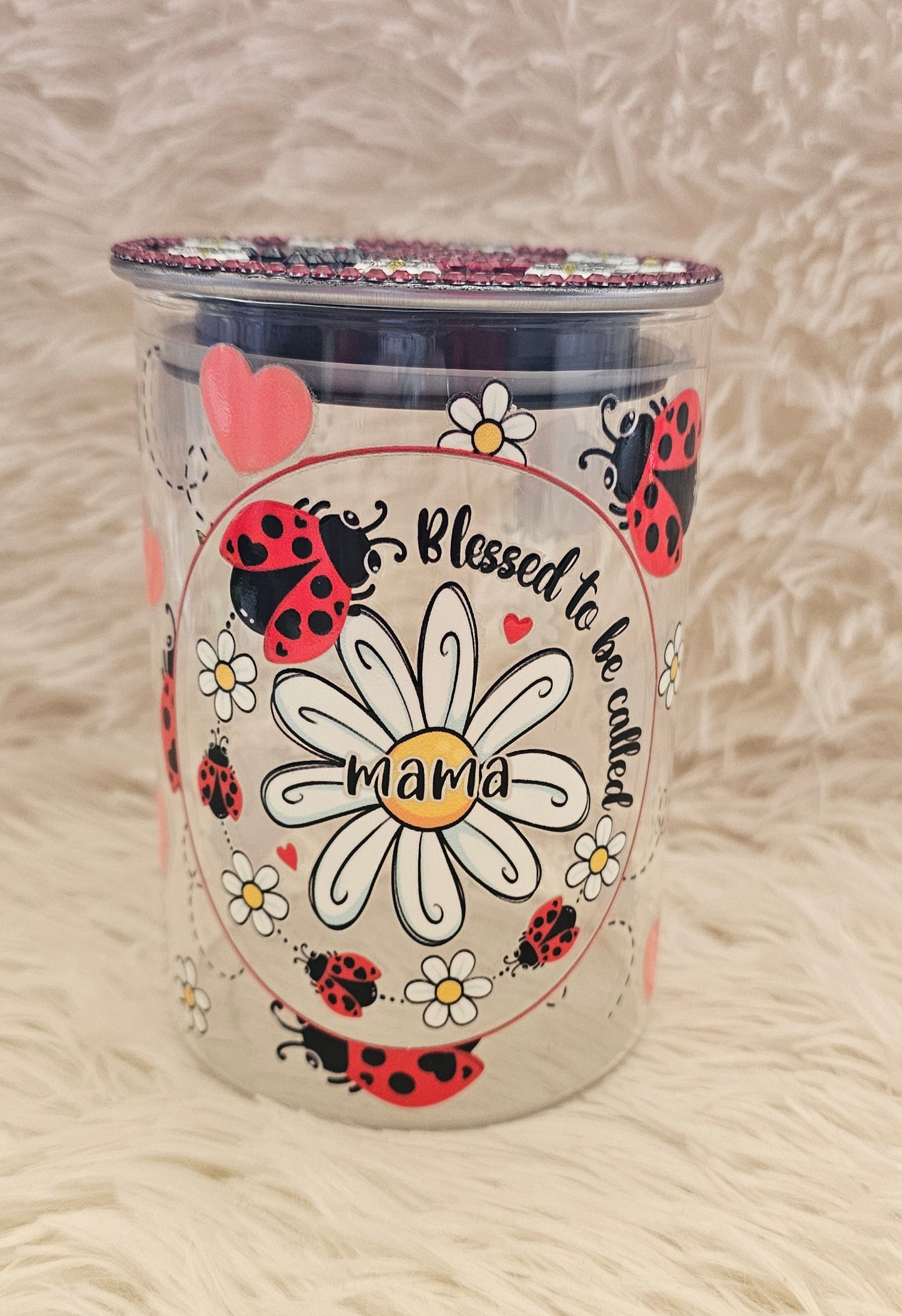 18oz Jar - Ladybug