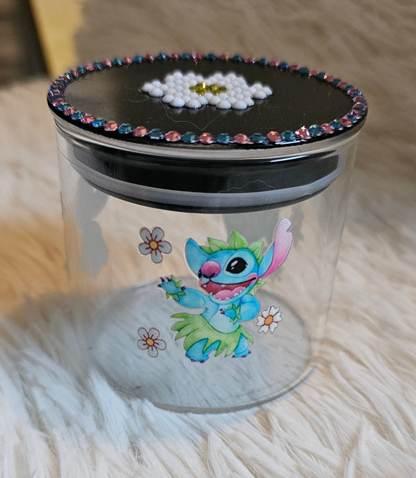 4oz stash jar - Stitch