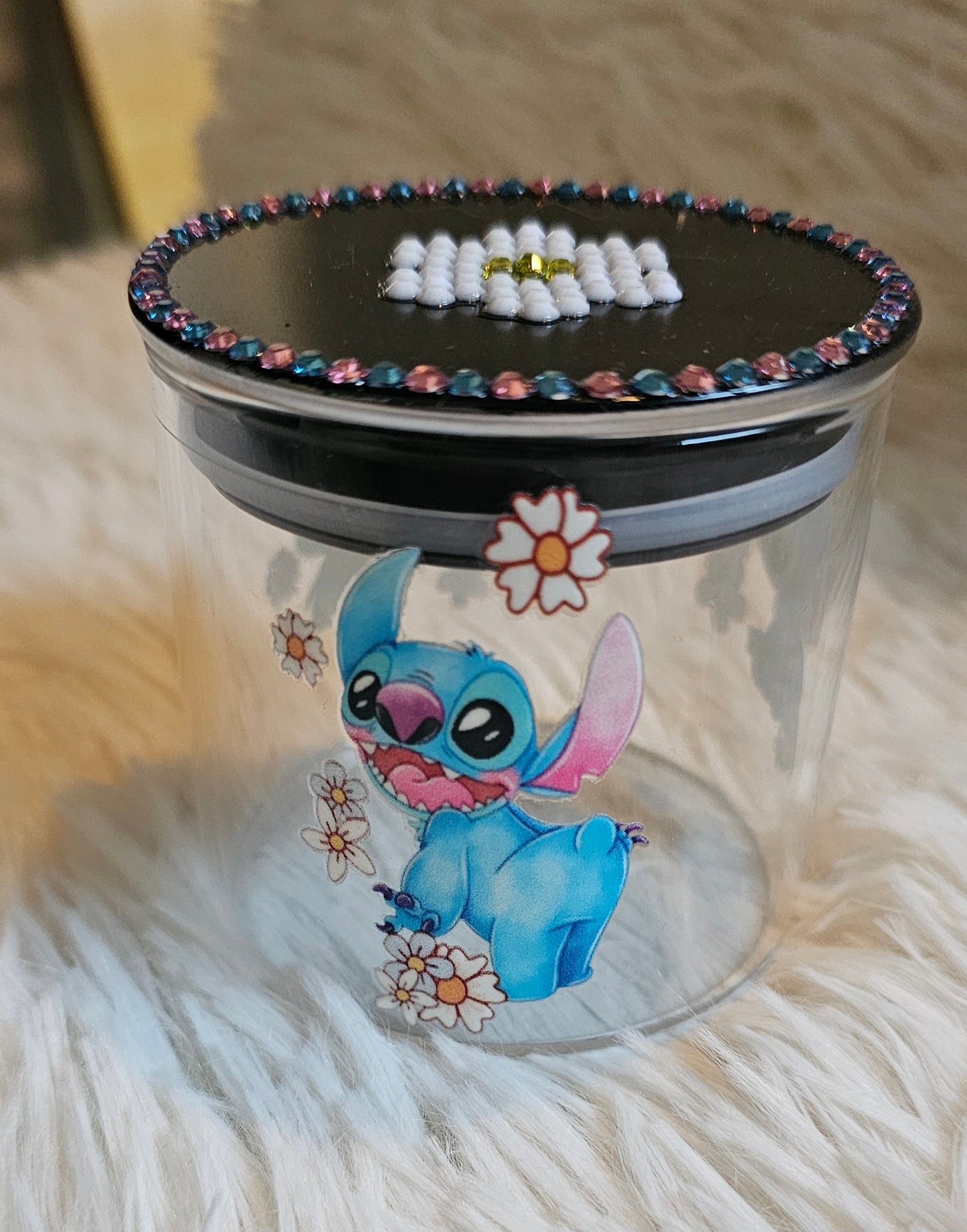 4oz stash jar - Stitch