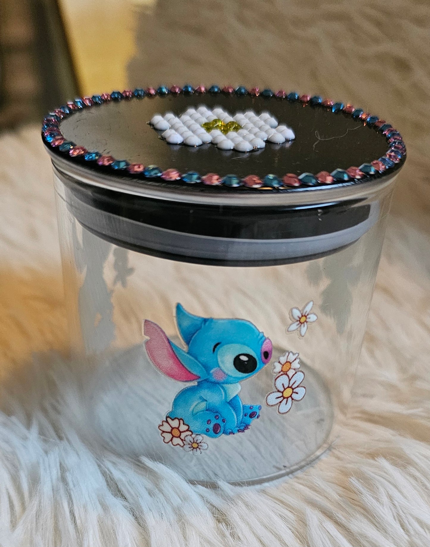 4oz stash jar - Stitch