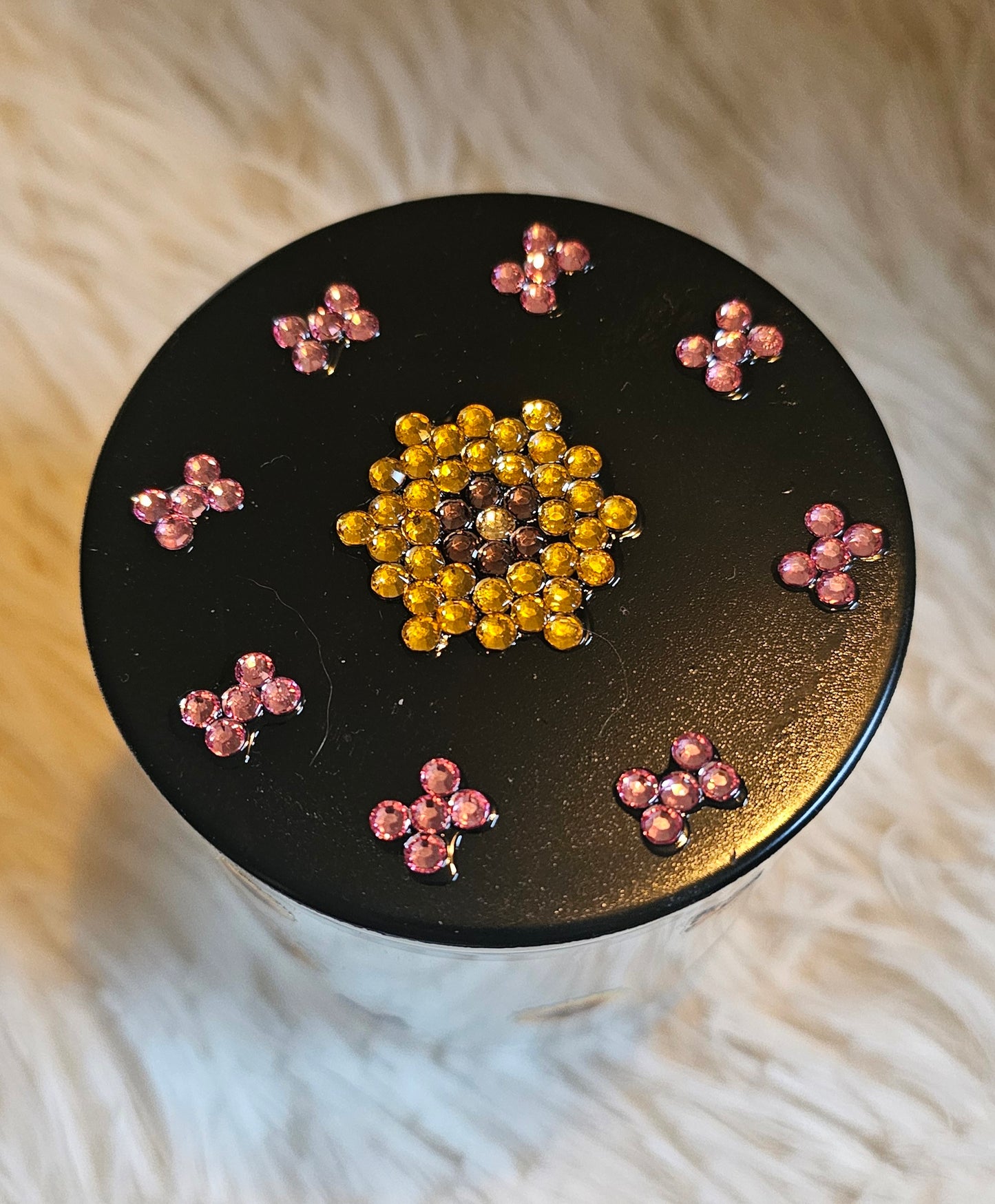 4oz stash jar - HK sunflower