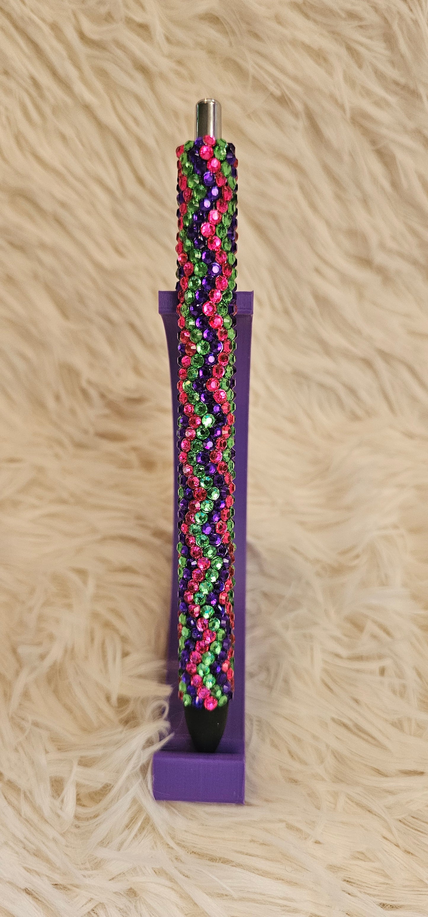 Zig Zag - Pink, green and purple