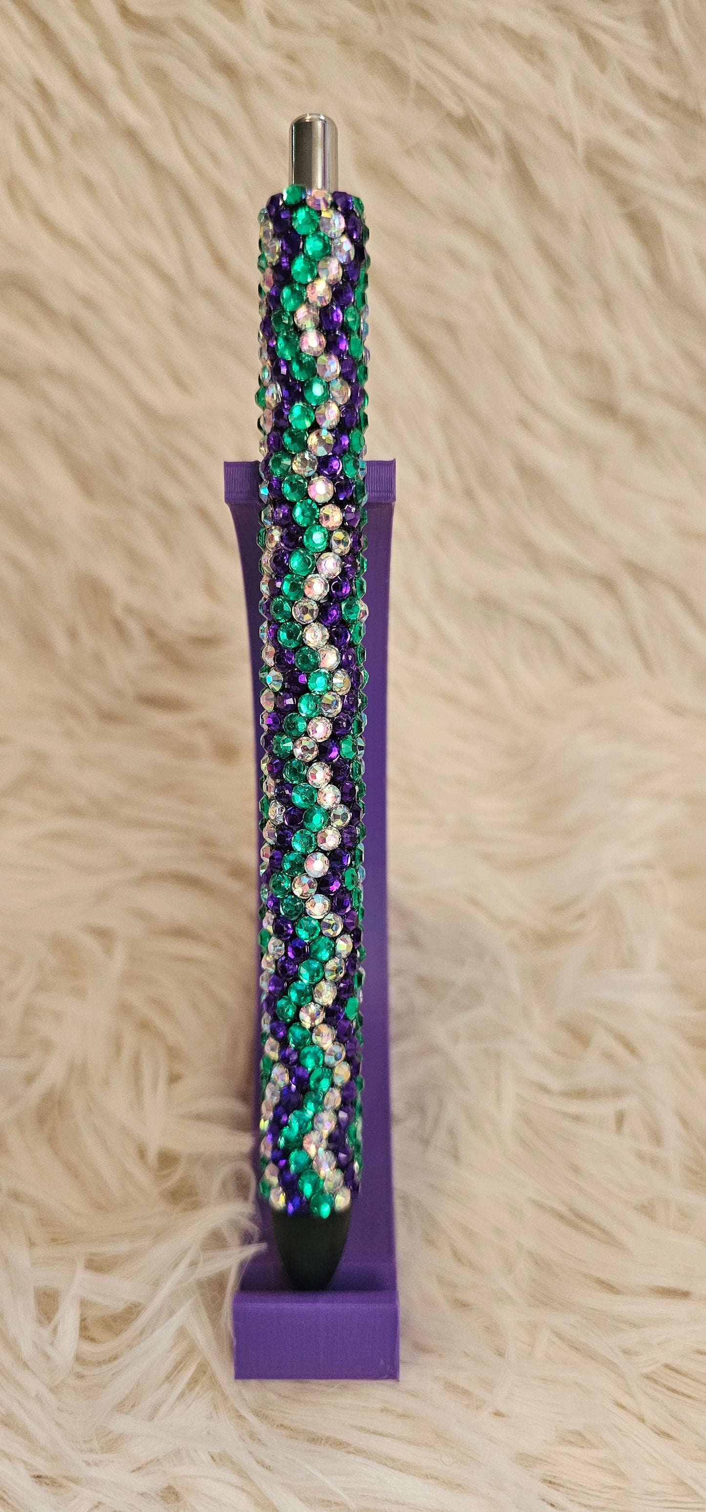 Zig Zag - Jade and Purple