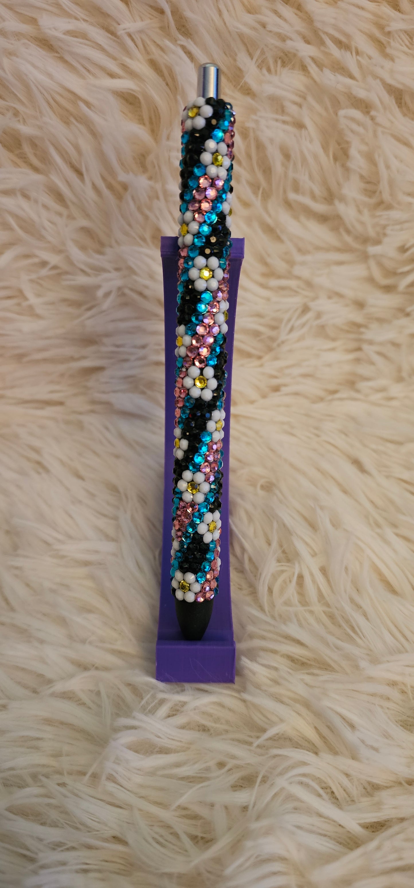 Flower Power- Teal/Pink