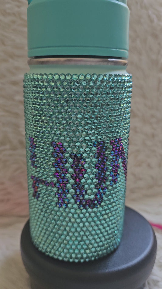 12oz Kids Tumbler - Aqua Huntrix